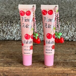 Cherry Lip Gloss with Charm